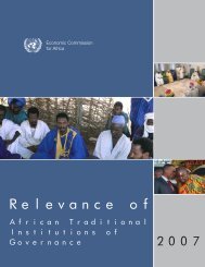 Relevance of - United Nations Economic Commission for Africa