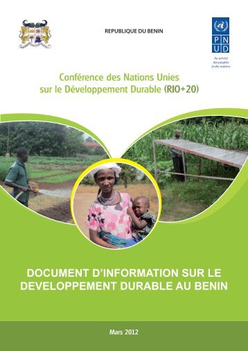 document d'information sur le developpement durable au benin