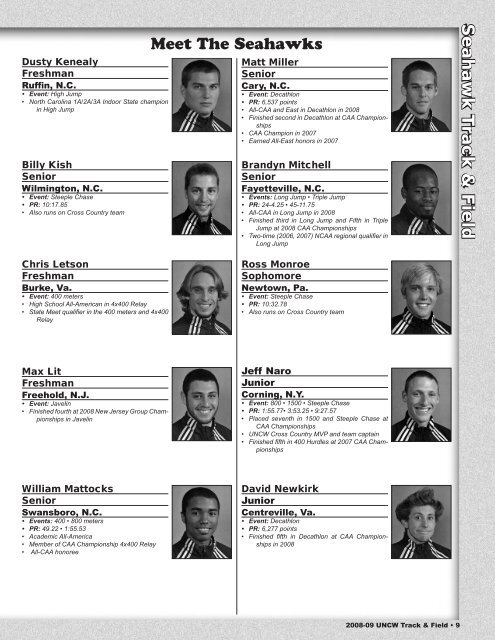 Media Guide - UNCWsports.com - UNC Wilmington Athletics