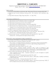 KLC's resume is available here. - University of North Dakota