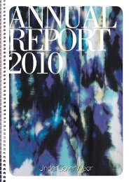Annual Report 2010 - UnderCoverWear