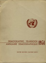 demographic yearbook annuaire demographique 1951