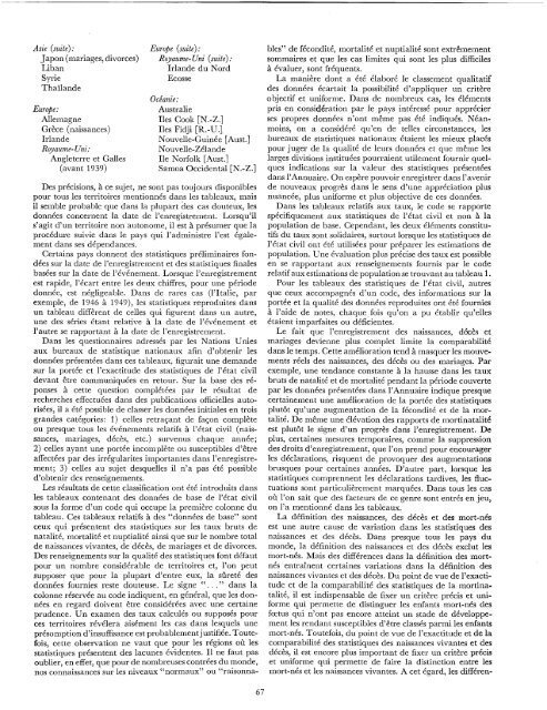 demographic yearbook annuaire demographique 1951