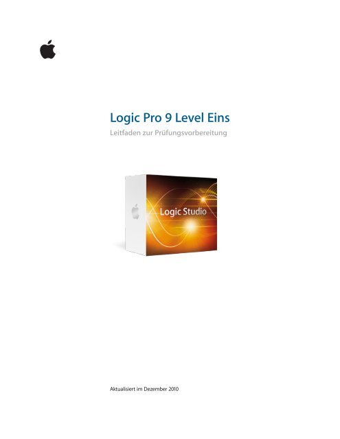 Logic Pro 9 Level Eins - Training - Apple