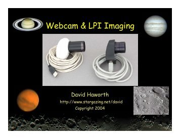 Webcam & LPI Imaging