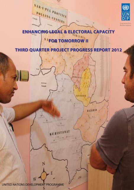 Progress Report Quarter 3 2012