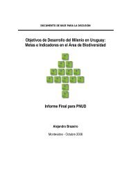 Indicadores Biodiversidad-ODM7-Informe final - PNUD