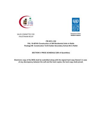 BOQ - PDF Version - UNDP