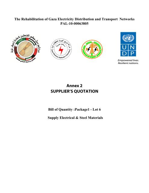 Annex 2 - UNDP