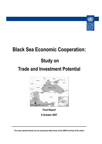 Tradeflow Study - UNDP Black Sea Trade and Investment Promotion ...