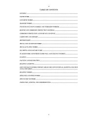 a TABLE OF CONTENTS - UNDP