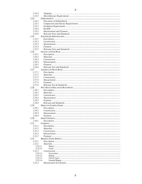 a TABLE OF CONTENTS - UNDP