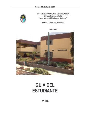 guia del estudiante 2004-cosude caplab - Universidad Nacional de ...