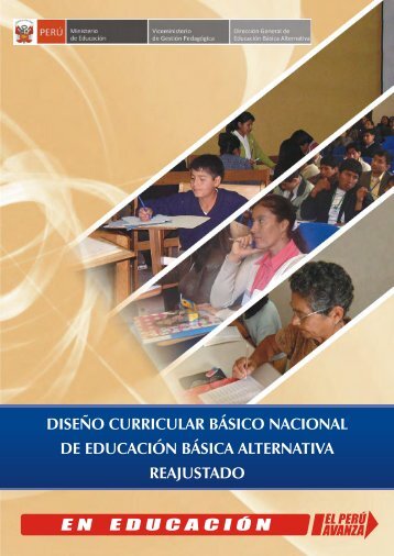 diseÃ±o curricular bÃ¡sico nacional de educaciÃ³n bÃ¡sica alternativa ...