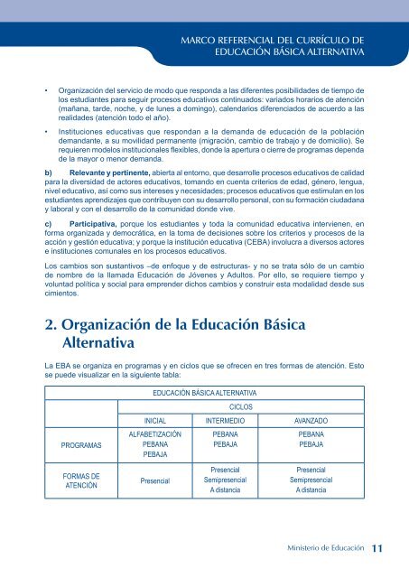 diseÃ±o curricular bÃ¡sico nacional de educaciÃ³n bÃ¡sica alternativa ...