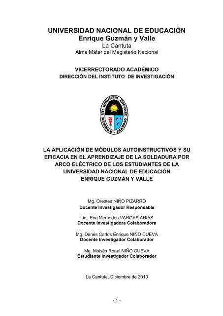 proceso de la soldadura por arco elÃ©ctrico - Universidad Nacional 