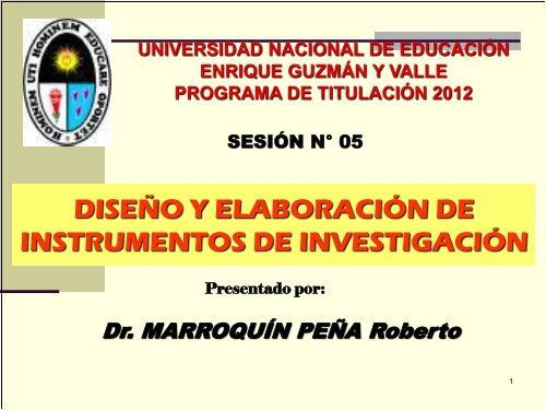 EL PROYECTO EDUCATIVO - Universidad Nacional de EducaciÃ³n ...