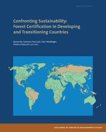 Forest Certification in Developing and Transitioning Countries