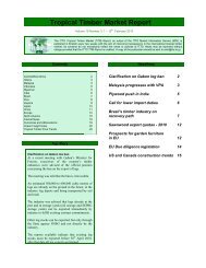 Tropical Timber Market Report; February 2010