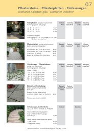 Pflastersteine · Pflasterplatten · Einfassungen - bei Franken-Schotter