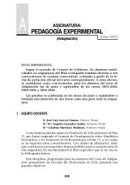 PEDAGOGÃA EXPERIMENTAL - Uned