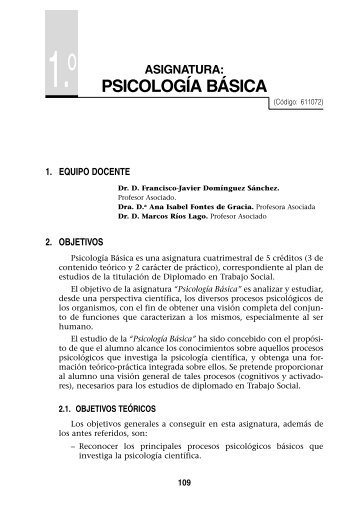 PSICOLOGÃA BÃSICA - UNED