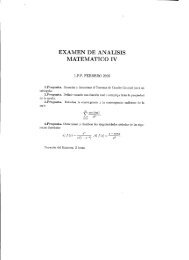 EXAMEN DE ANALISIS MATEMATICO IV - UNED Cervera