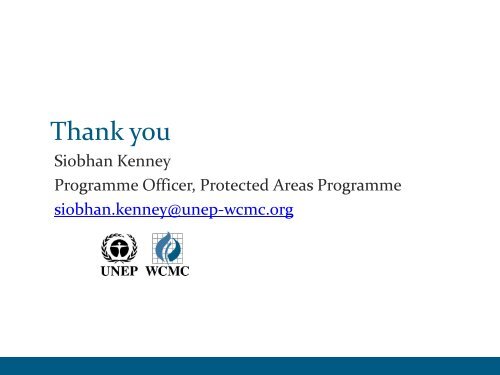 WDPA - UNEP World Conservation Monitoring Centre