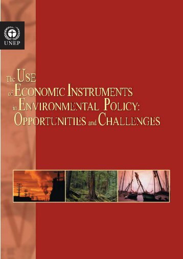 The Use of Economic Instruments in Environmental Policy - UNEP