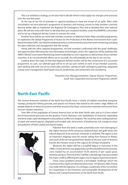 Regional Seas: Strategies for sustainable development - UNEP