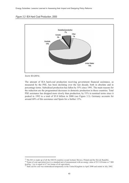 Energy Subsidies: Lessons Learned in Assessing their Impact - UNEP