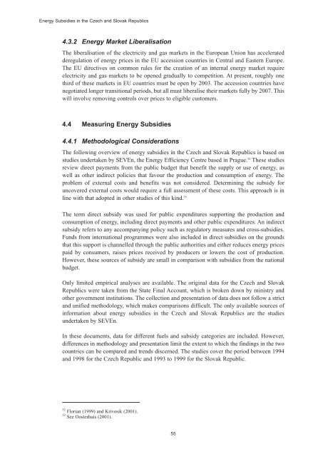 Energy Subsidies: Lessons Learned in Assessing their Impact - UNEP