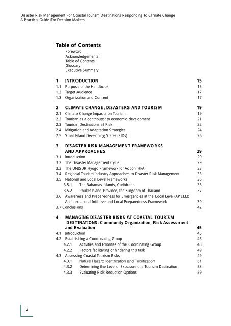 Disaster Risk Management For Coastal Tourism Destinations - DTIE