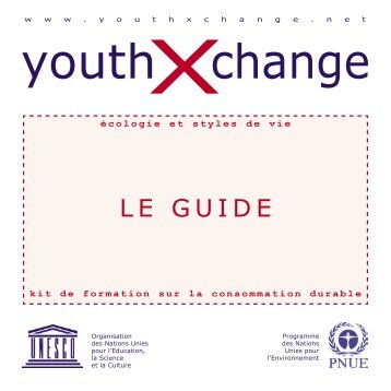 kit de formation sur la consommation durable - youthXchange