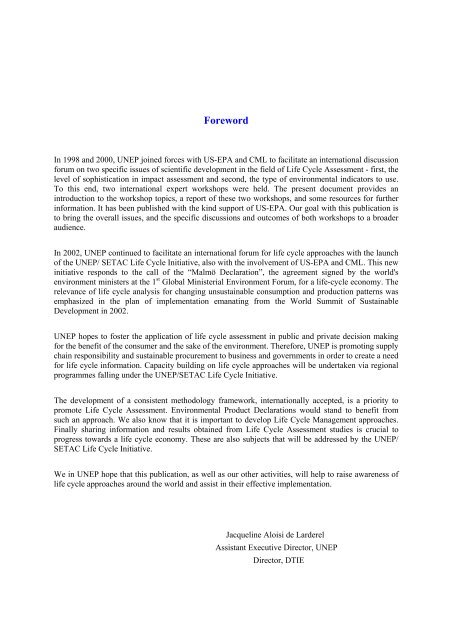 Evaluation of Environmental Impacts in Life Cycle Assessment - estis