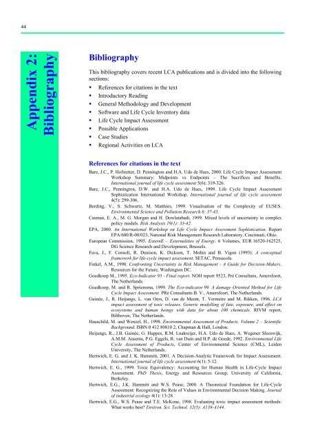 44 Appendix 2 Bibliograp