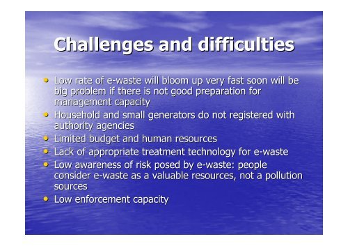 INTRODUCTION ON E-WASTE MANAGEMENT IN VIETNAM - GEC