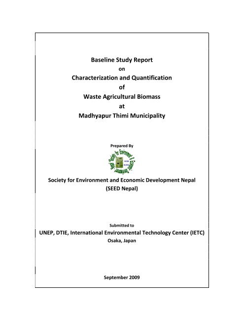 Baseline Study Report on CQ of WAB final - International ...