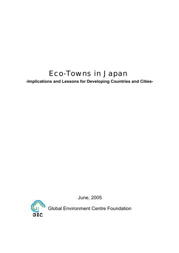 Research on Eco-Towns in Japan - UNEP