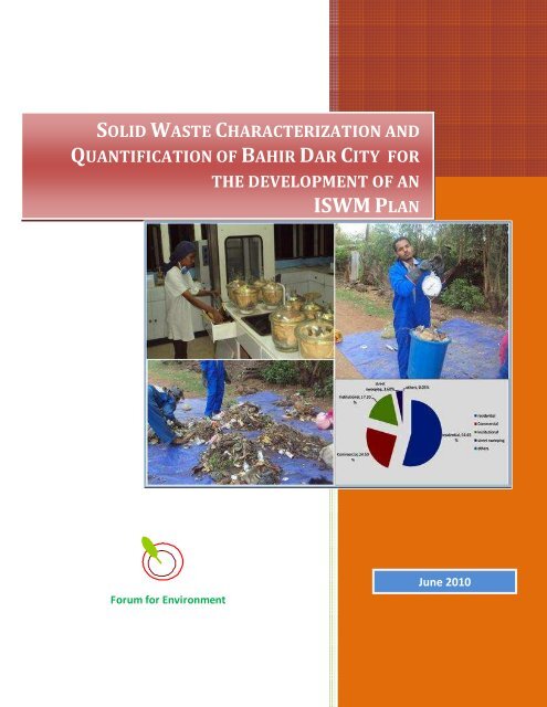 solid waste characterization and quantification of bahir dar city for