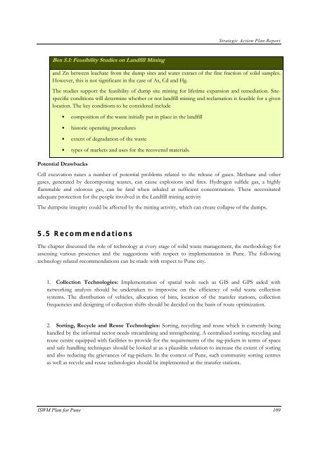 Strategic Action Plan - International Environmental Technology Centre