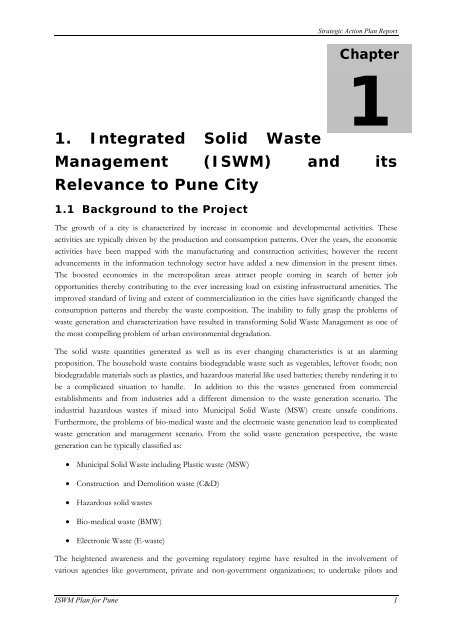 Strategic Action Plan - International Environmental Technology Centre