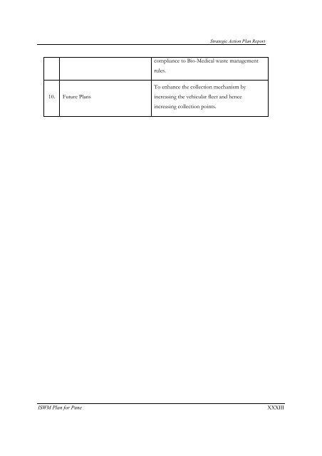 Strategic Action Plan - International Environmental Technology Centre