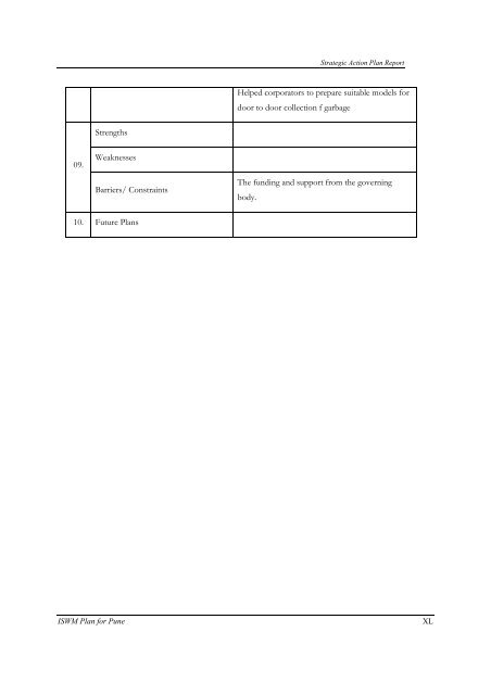 Strategic Action Plan - International Environmental Technology Centre