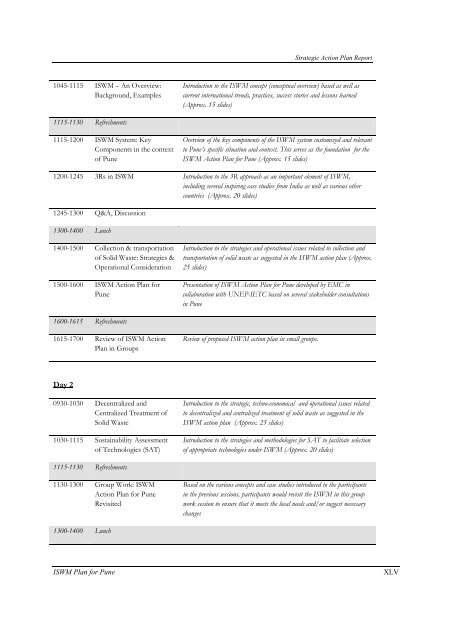 Strategic Action Plan - International Environmental Technology Centre