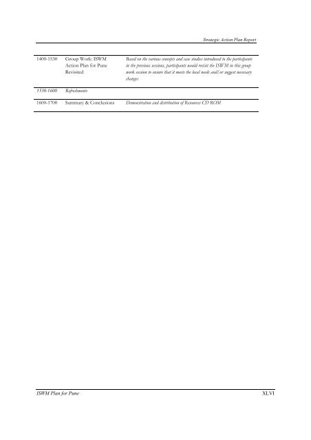 Strategic Action Plan - International Environmental Technology Centre