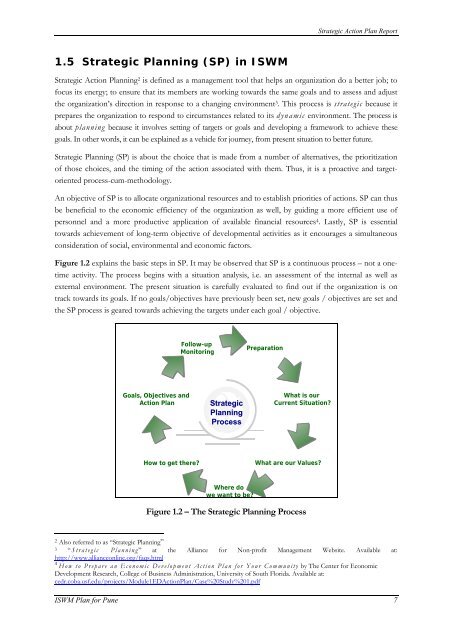 Strategic Action Plan - International Environmental Technology Centre