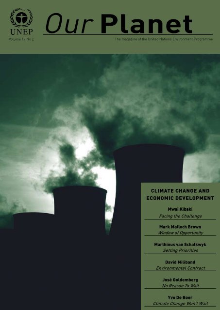 UNEP Magazine "Climate change and economic development"