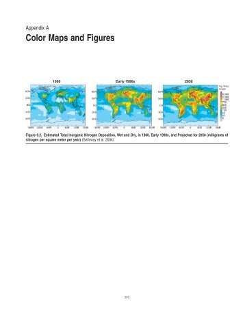 Color Maps and Figures - UNEP
