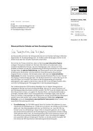Brief an die Delegierten - FDP NRW